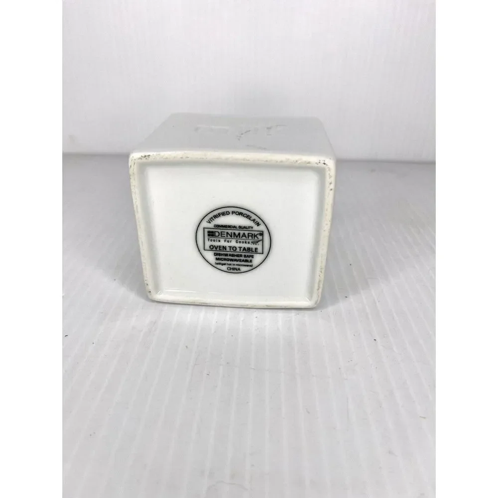 Milk Carton Vitrified Porcelain Creamer Container